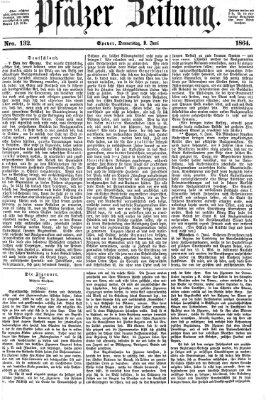 Pfälzer Zeitung Donnerstag 9. Juni 1864