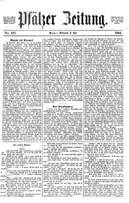 Pfälzer Zeitung Mittwoch 6. Juli 1864