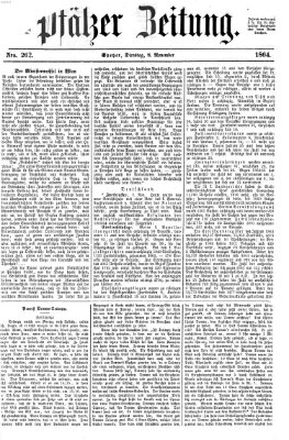 Pfälzer Zeitung Dienstag 8. November 1864