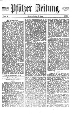 Pfälzer Zeitung Freitag 6. Januar 1865