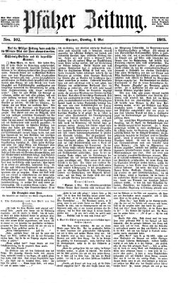 Pfälzer Zeitung Dienstag 2. Mai 1865