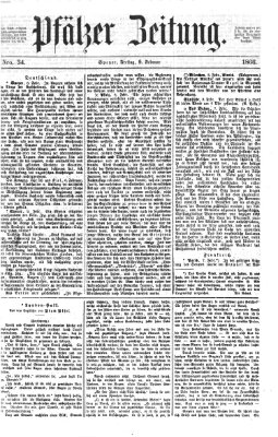 Pfälzer Zeitung Freitag 9. Februar 1866