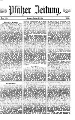 Pfälzer Zeitung Freitag 11. Mai 1866