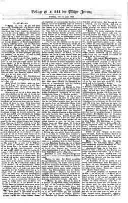 Pfälzer Zeitung Sonntag 24. Juni 1866