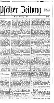 Pfälzer Zeitung Donnerstag 5. Juli 1866