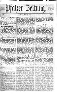 Pfälzer Zeitung Mittwoch 18. Juli 1866