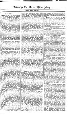 Pfälzer Zeitung Sonntag 22. Juli 1866