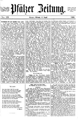 Pfälzer Zeitung Mittwoch 15. August 1866