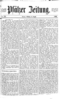 Pfälzer Zeitung Mittwoch 29. August 1866