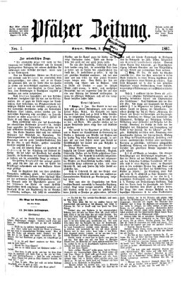 Pfälzer Zeitung Mittwoch 2. Januar 1867