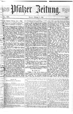 Pfälzer Zeitung Montag 27. Mai 1867