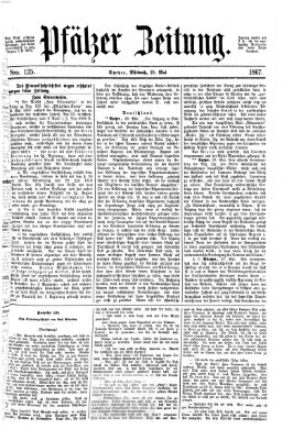 Pfälzer Zeitung Mittwoch 29. Mai 1867