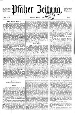 Pfälzer Zeitung Montag 1. Juli 1867