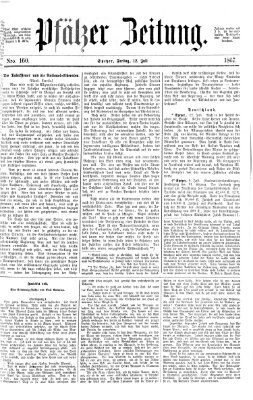 Pfälzer Zeitung Freitag 12. Juli 1867