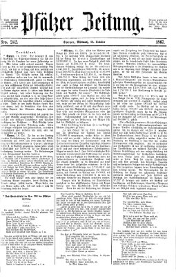 Pfälzer Zeitung Mittwoch 16. Oktober 1867