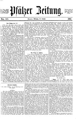 Pfälzer Zeitung Mittwoch 23. Oktober 1867