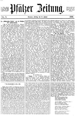 Pfälzer Zeitung Freitag 10. Januar 1868