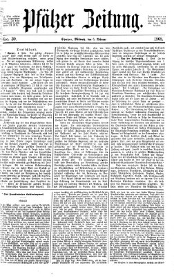 Pfälzer Zeitung Mittwoch 5. Februar 1868