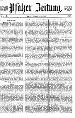 Pfälzer Zeitung Dienstag 19. Mai 1868