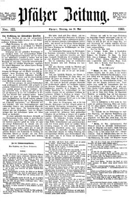 Pfälzer Zeitung Dienstag 26. Mai 1868