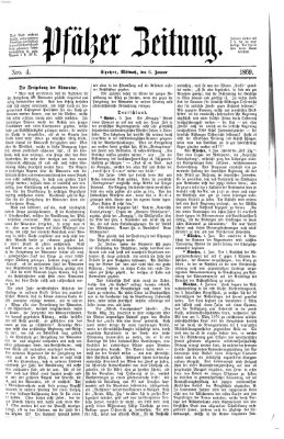 Pfälzer Zeitung Mittwoch 6. Januar 1869