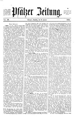 Pfälzer Zeitung Samstag 23. Januar 1869