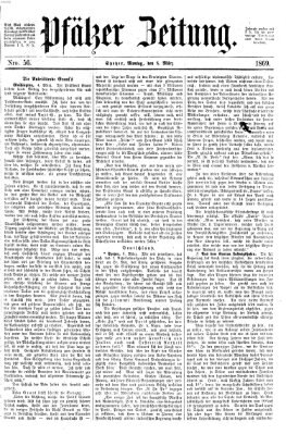 Pfälzer Zeitung Montag 8. März 1869