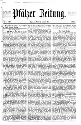 Pfälzer Zeitung Mittwoch 26. Mai 1869