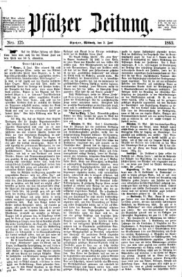 Pfälzer Zeitung Mittwoch 2. Juni 1869