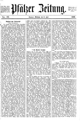 Pfälzer Zeitung Mittwoch 16. Juni 1869