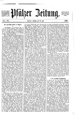 Pfälzer Zeitung Freitag 30. Juli 1869