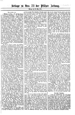 Pfälzer Zeitung Montag 28. März 1870