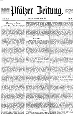 Pfälzer Zeitung Mittwoch 4. Mai 1870