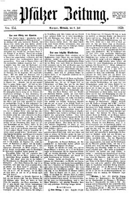 Pfälzer Zeitung Mittwoch 6. Juli 1870