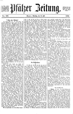 Pfälzer Zeitung Dienstag 12. Juli 1870