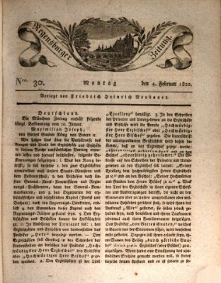 Regensburger Zeitung Montag 4. Februar 1822