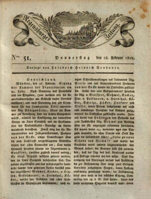 Regensburger Zeitung Donnerstag 28. Februar 1822