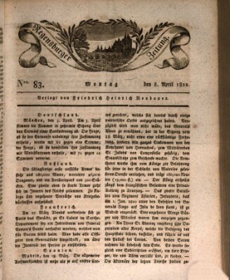 Regensburger Zeitung Montag 8. April 1822