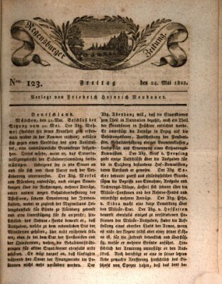 Regensburger Zeitung Freitag 24. Mai 1822