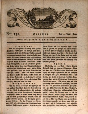 Regensburger Zeitung Dienstag 4. Juni 1822