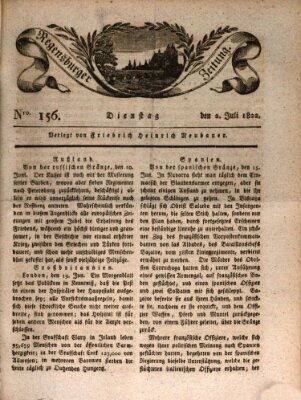 Regensburger Zeitung Dienstag 2. Juli 1822