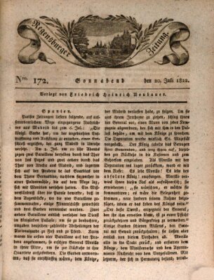 Regensburger Zeitung Samstag 20. Juli 1822