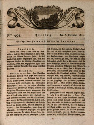 Regensburger Zeitung Freitag 6. Dezember 1822