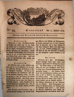 Regensburger Zeitung Samstag 25. Januar 1823