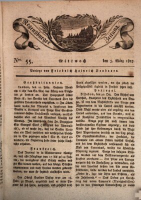 Regensburger Zeitung Mittwoch 5. März 1823