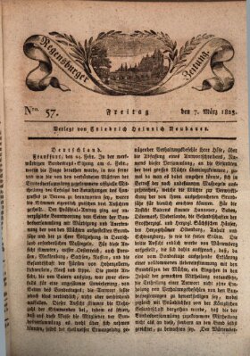 Regensburger Zeitung Freitag 7. März 1823