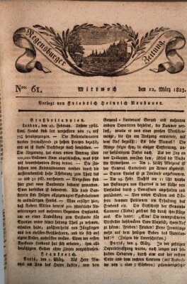 Regensburger Zeitung Mittwoch 12. März 1823