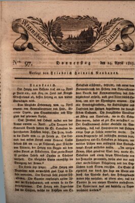 Regensburger Zeitung Donnerstag 24. April 1823