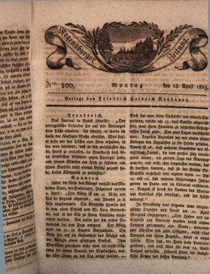 Regensburger Zeitung Montag 28. April 1823