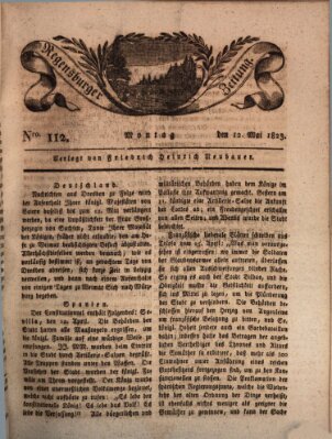 Regensburger Zeitung Montag 12. Mai 1823